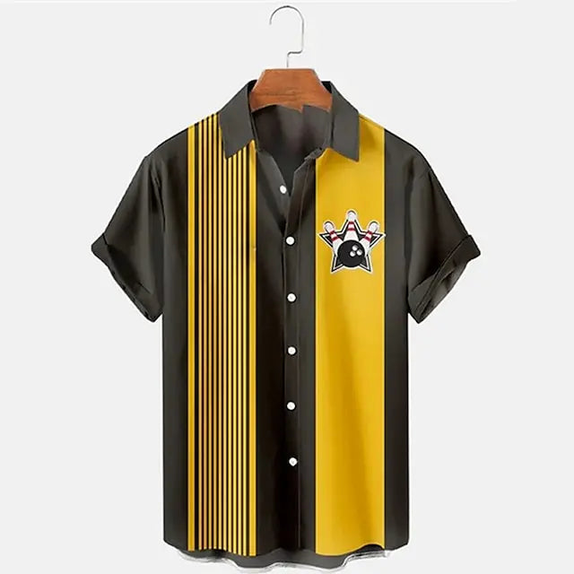 Poloshirt met Bowlingprint – Casual en Stijlvol T-shirt