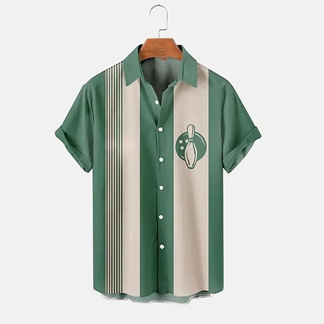 Poloshirt met Bowlingprint – Casual en Stijlvol T-shirt
