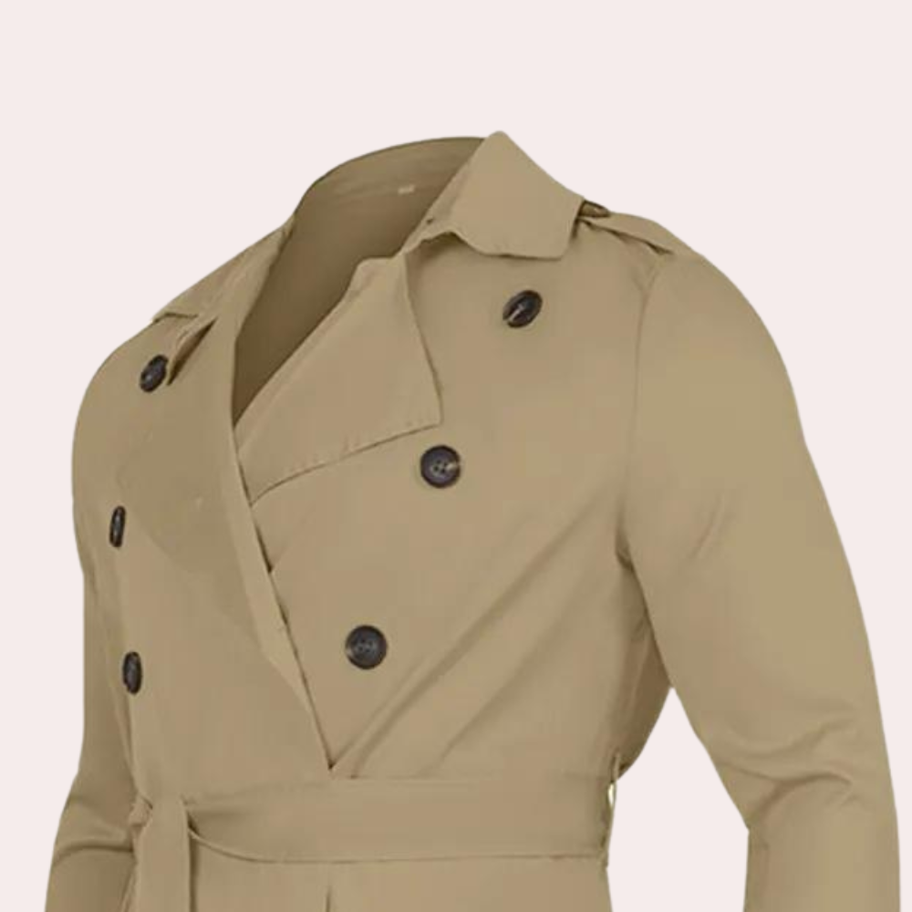 Smart-Fit Trenchcoat Windjack met Stijl