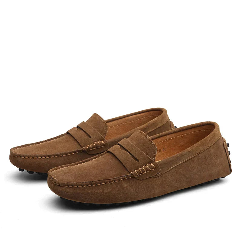 Leren Loafers - Tijdloze Verfijning en Comfort