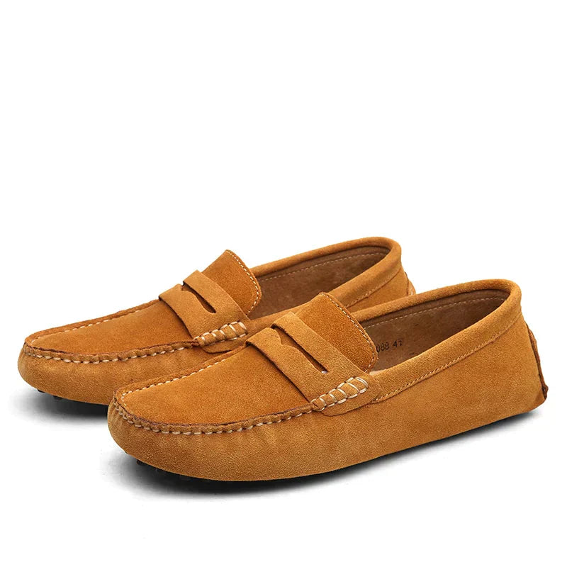 Leren Loafers - Tijdloze Verfijning en Comfort