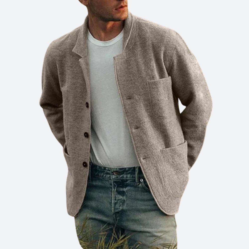 Multi-Zakken Zomerjas voor Mannen met Stijl en Comfort