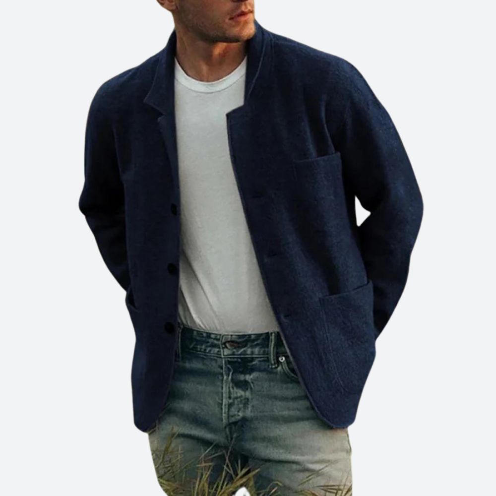 Multi-Zakken Zomerjas voor Mannen met Stijl en Comfort