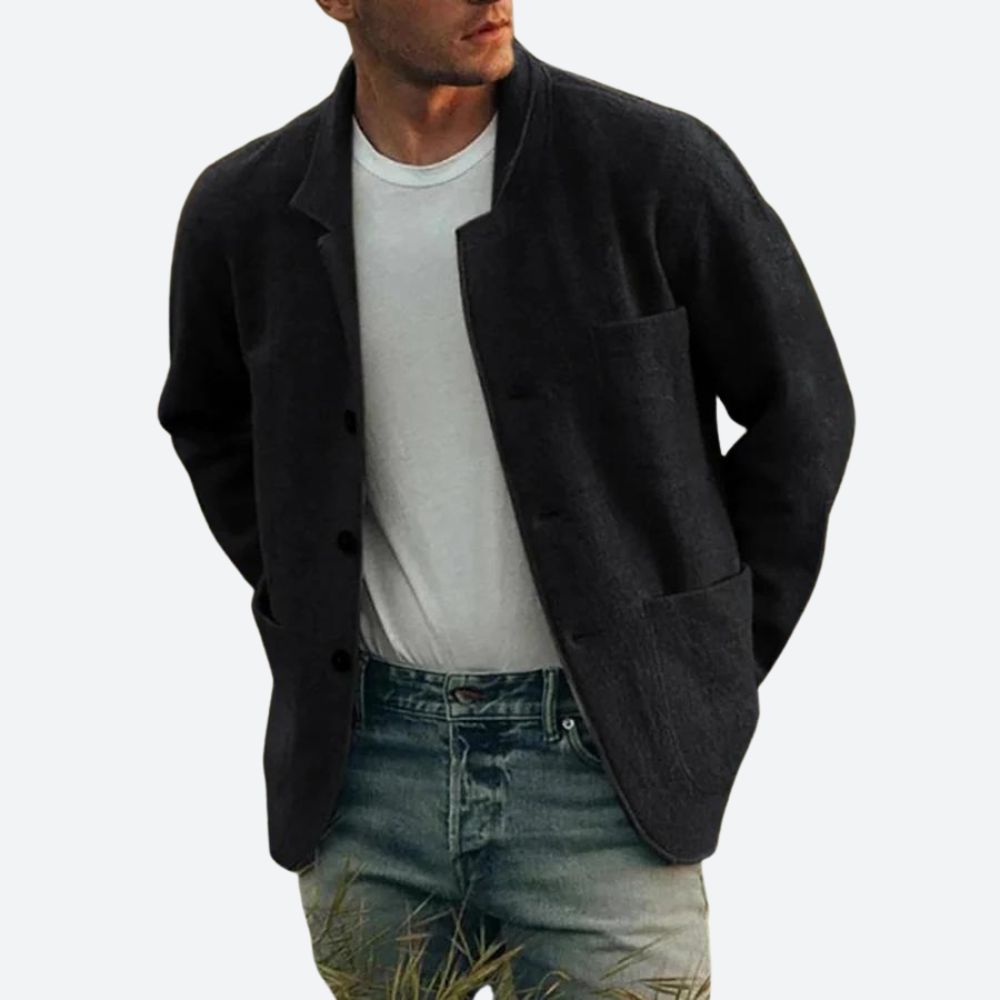 Multi-Zakken Zomerjas voor Mannen met Stijl en Comfort