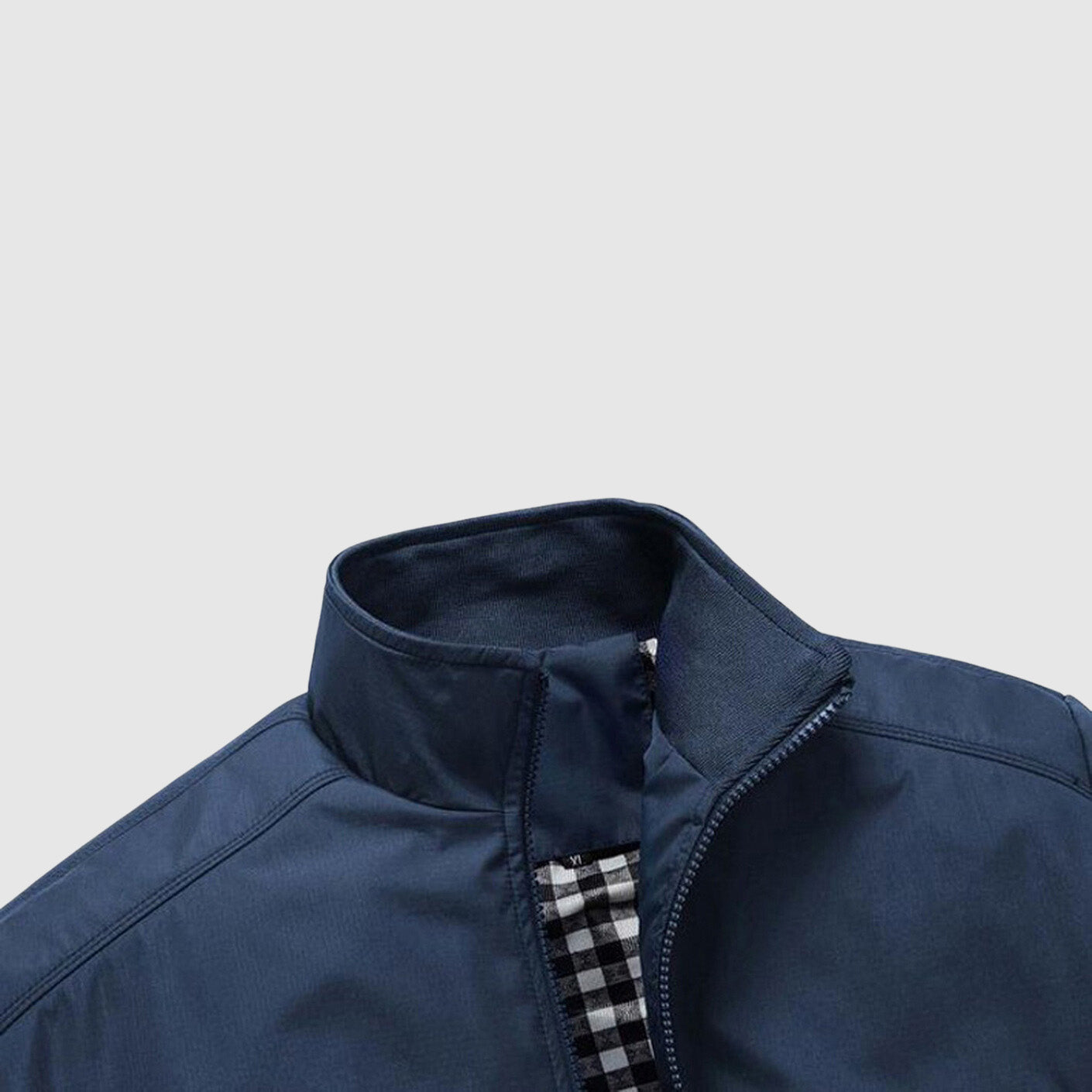 Casual Heren Herfstjack met Opstaande Kraag - Stijlvol en Warm