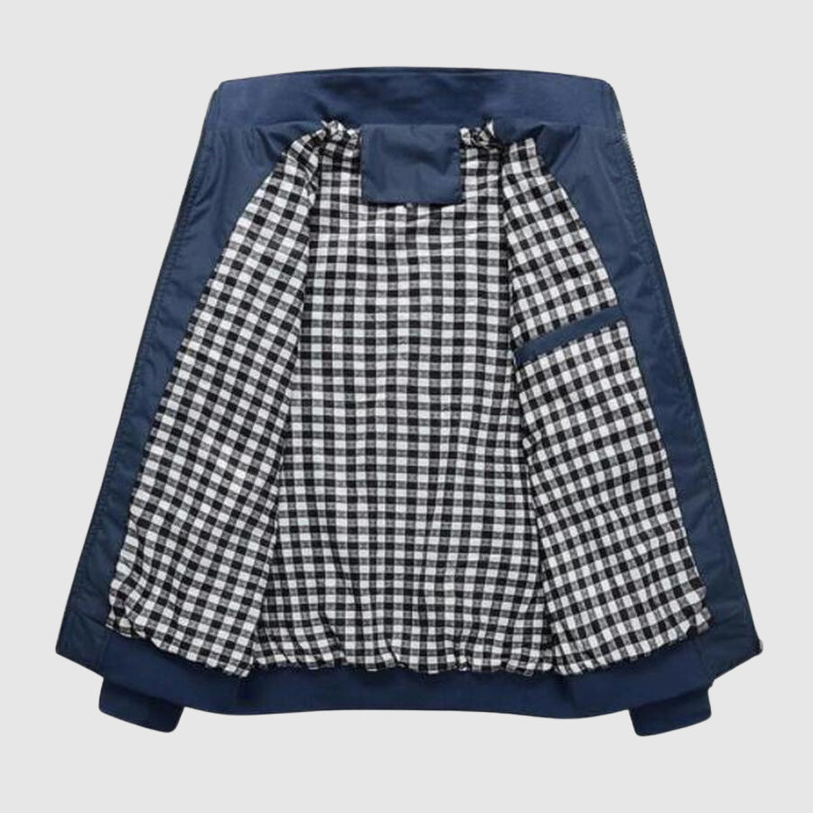 Casual Heren Herfstjack met Opstaande Kraag - Stijlvol en Warm