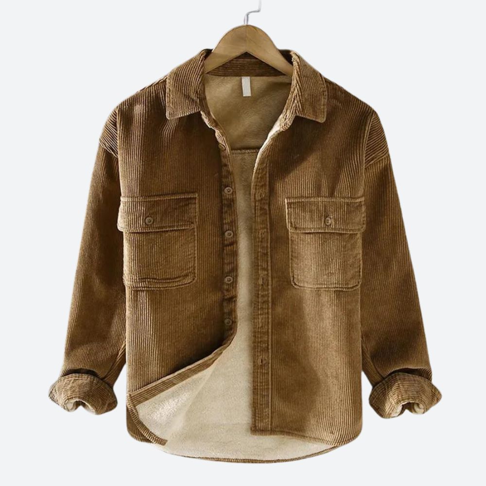 Corduroy Zomer Overhemd Jas voor Stijl en Comfort