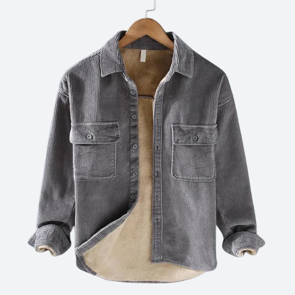 Corduroy Zomer Overhemd Jas voor Stijl en Comfort