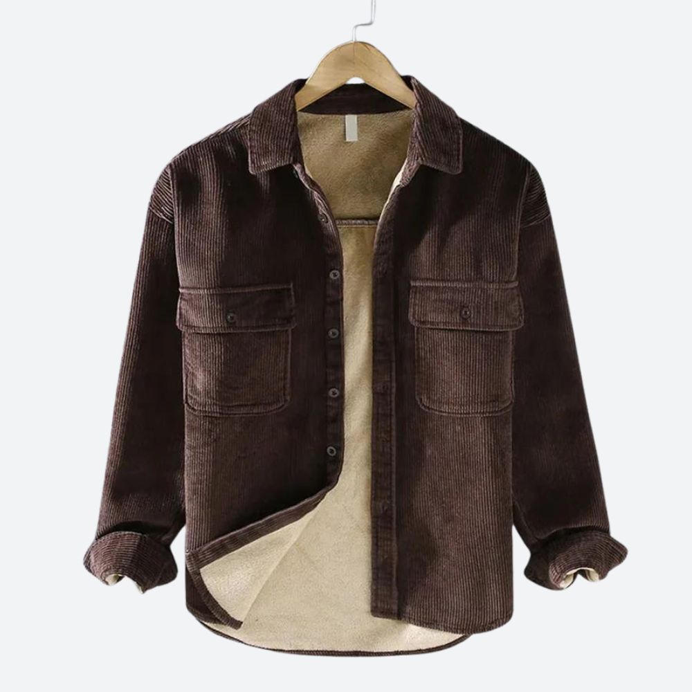 Corduroy Zomer Overhemd Jas voor Stijl en Comfort