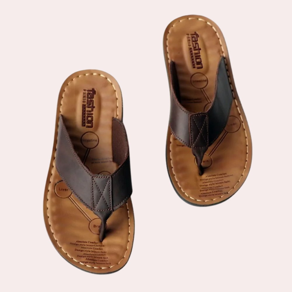 Leren Slipper