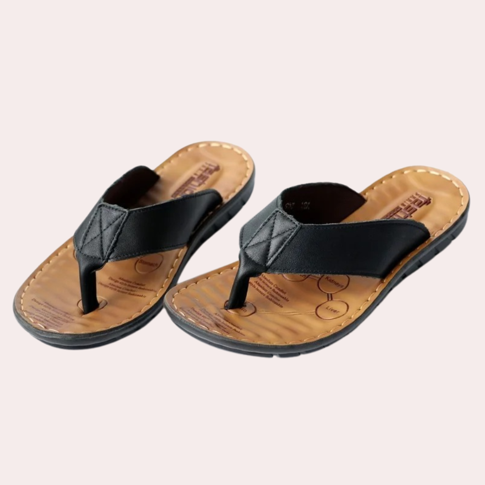 Leren Slipper