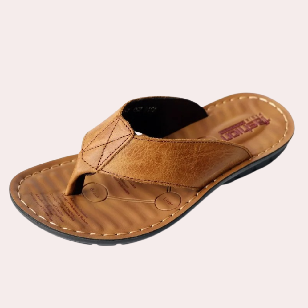 Leren Slipper