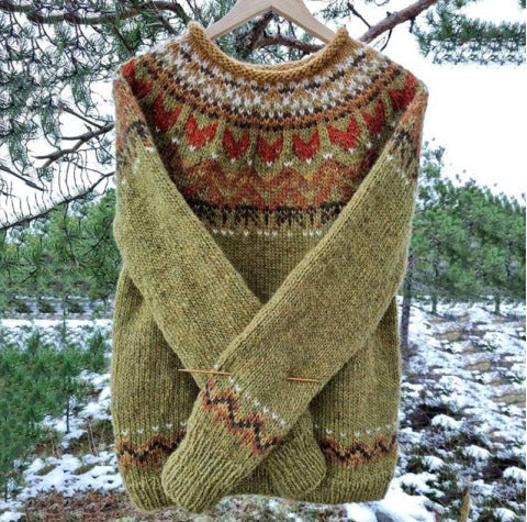 Fair Isle Heren Trui voor Winterse Stijl en Comfort