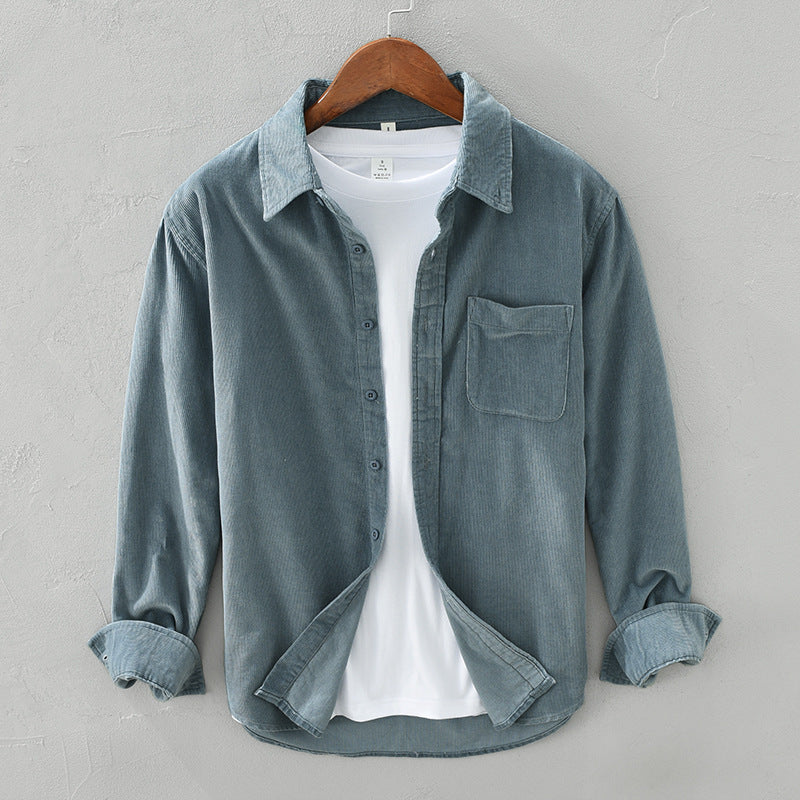 Heren Casual Shirt in Retro Stijl