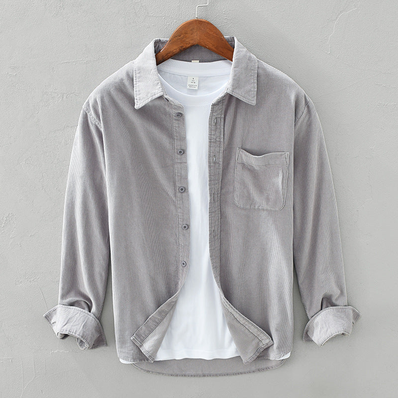 Heren Casual Shirt in Retro Stijl