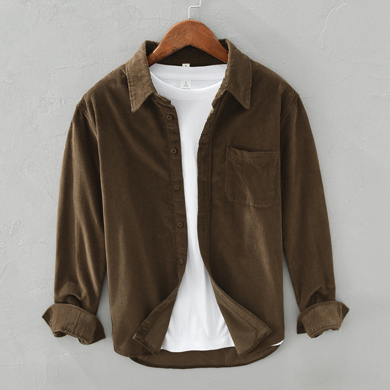 Heren Casual Shirt in Retro Stijl