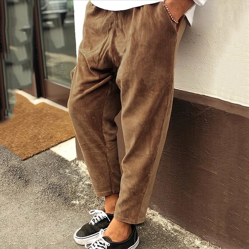 Comfortabele Casual Corduroy Broek