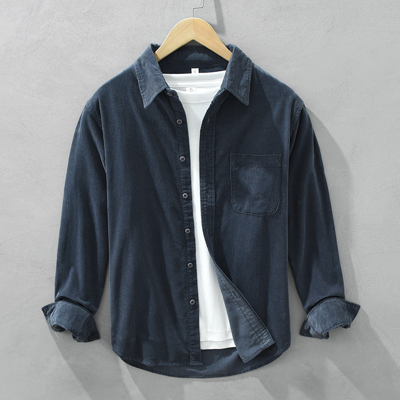 Heren Casual Shirt in Retro Stijl