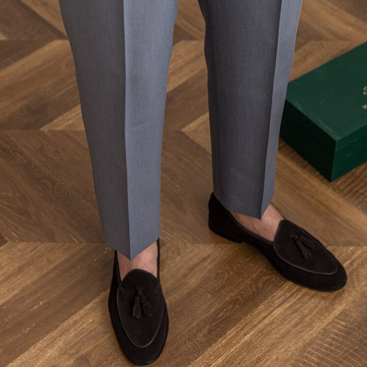 Klassieke Gespbroek - Tailored High-Waist voor Mannen