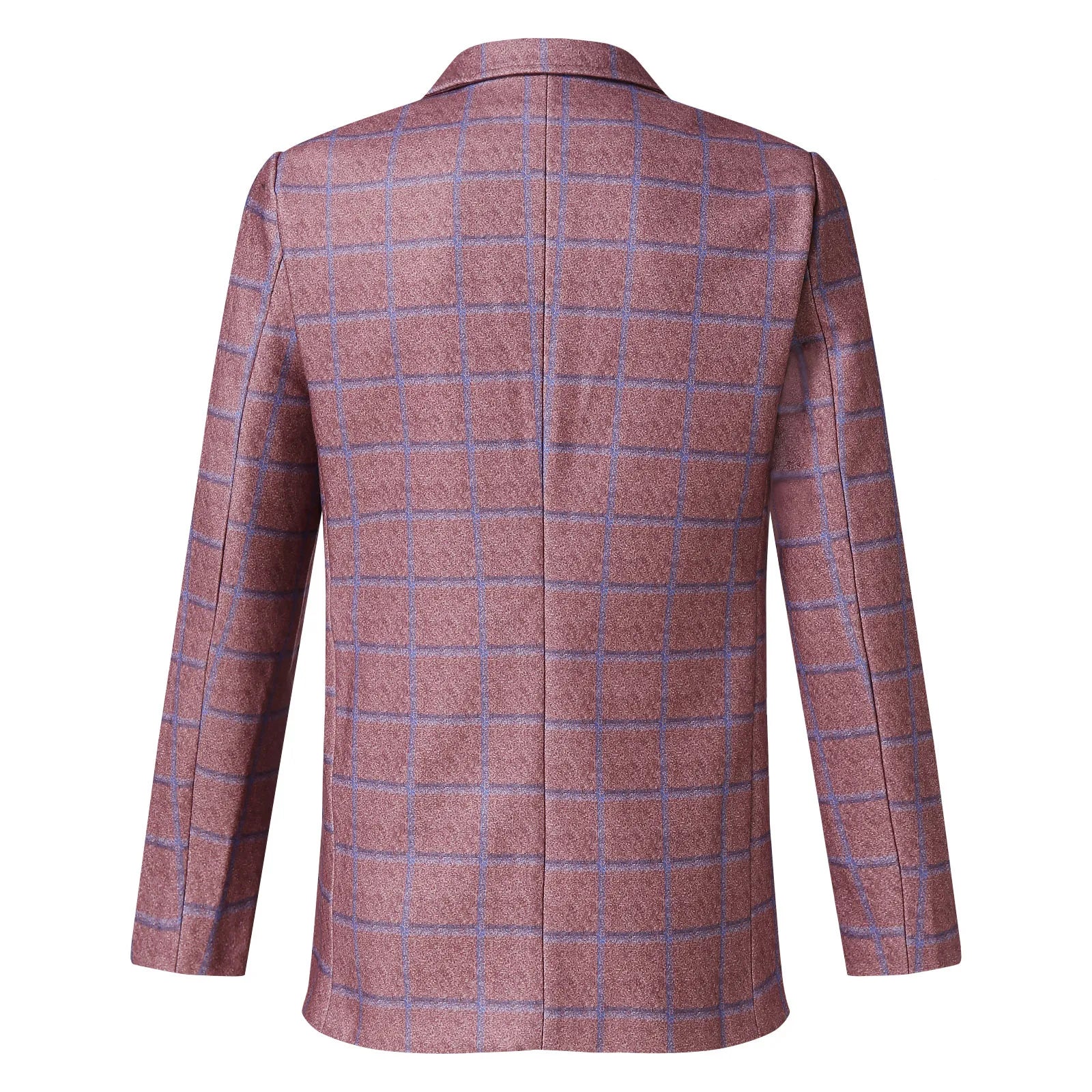 Geruit Slim Fit Colbert β Tweeknoopstijl