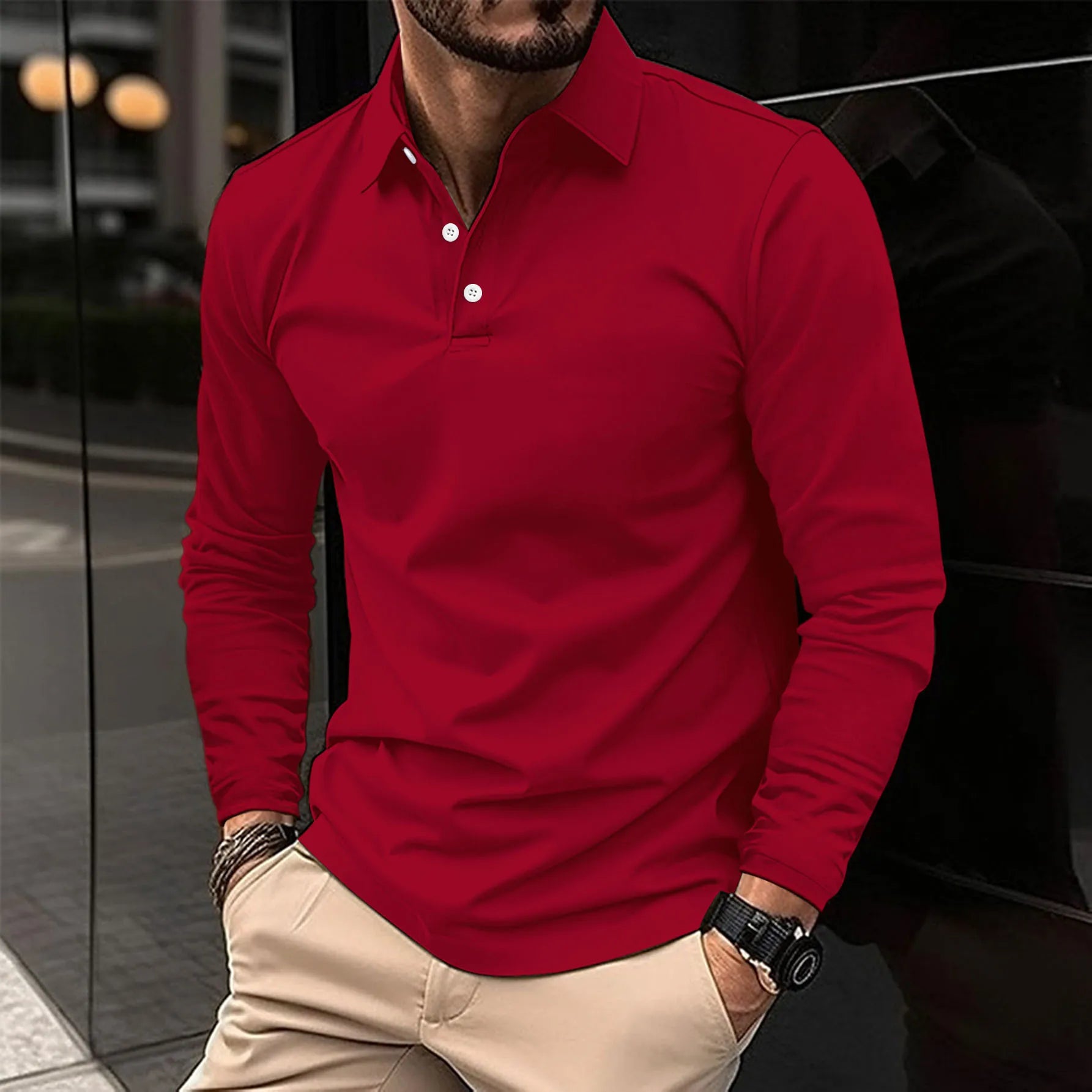 Stijlvol Poloshirt met Veelzijdige Pasvorm