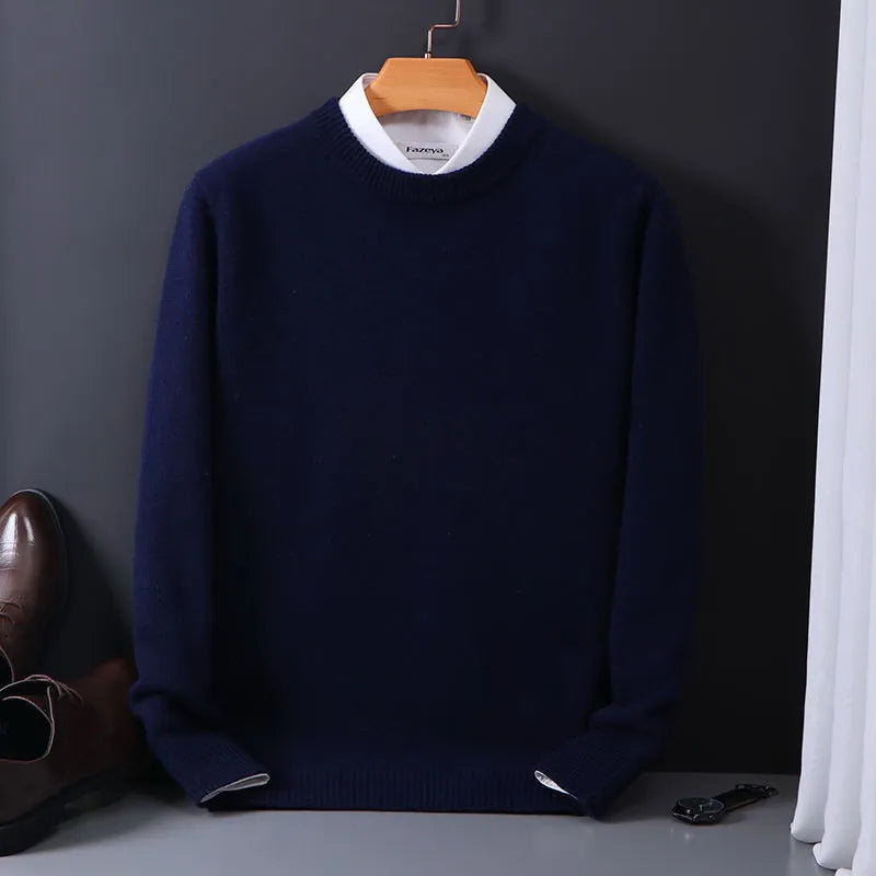 Hoogwaardige Kasjmier Heren Pullover