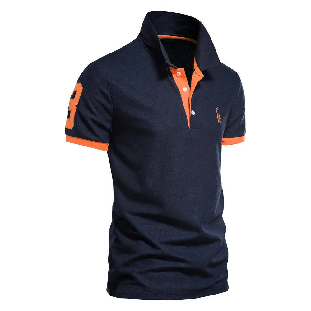 Poloshirt van Katoenmix
