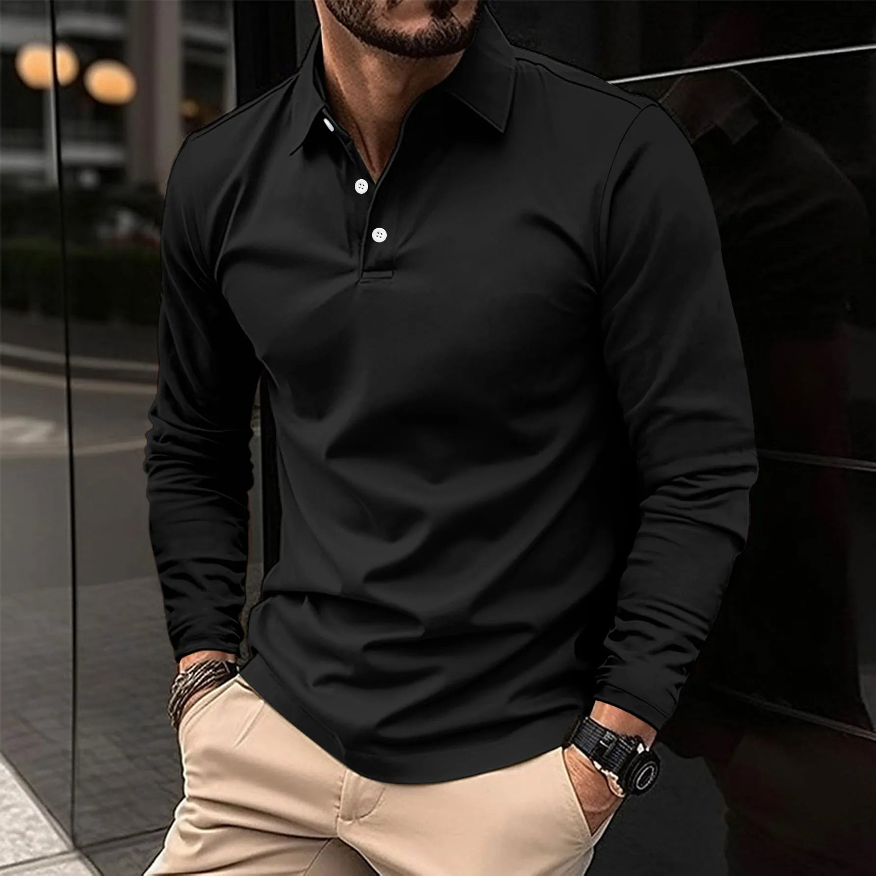 Stijlvol Poloshirt met Veelzijdige Pasvorm
