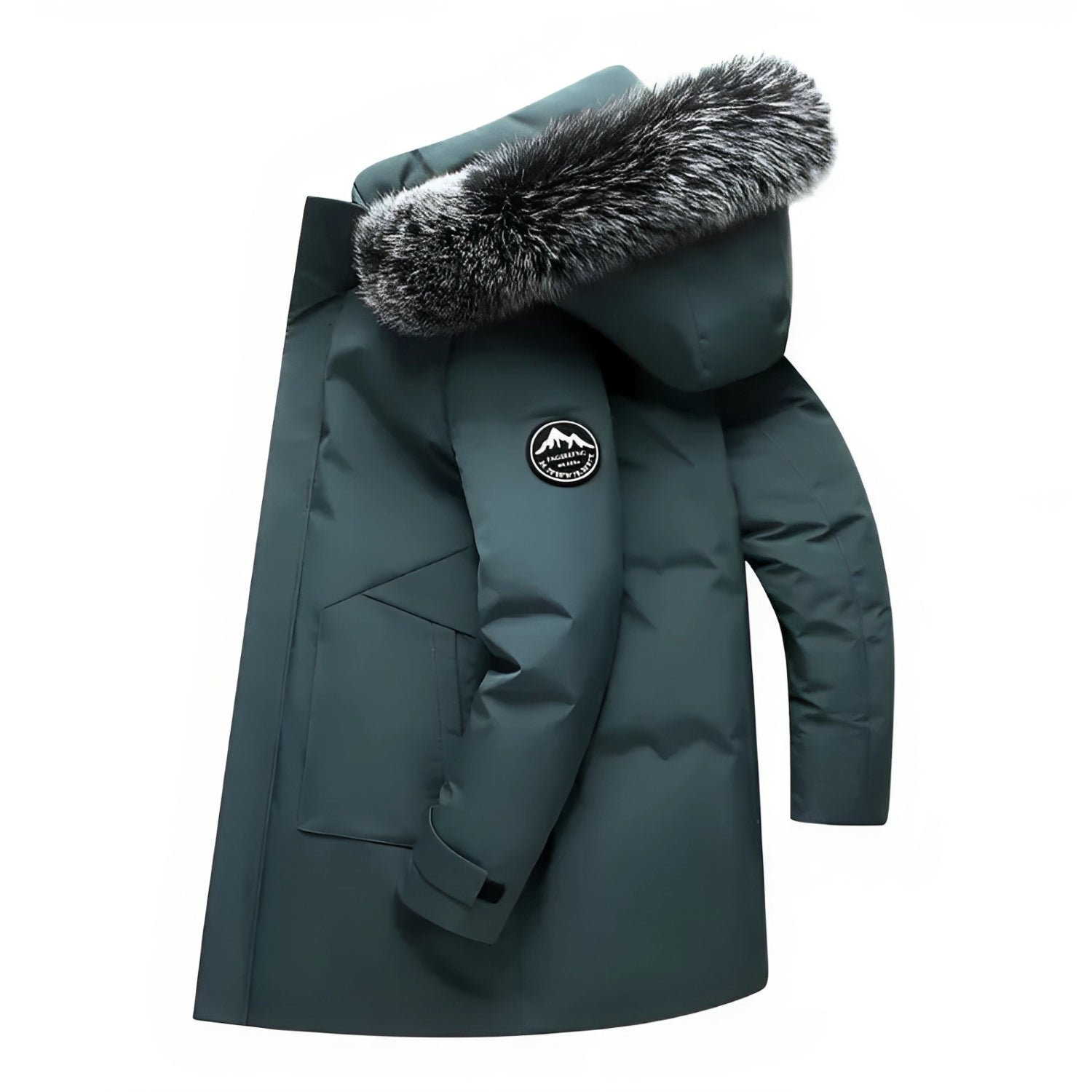 Winterjas met Capuchon en Bontkraag