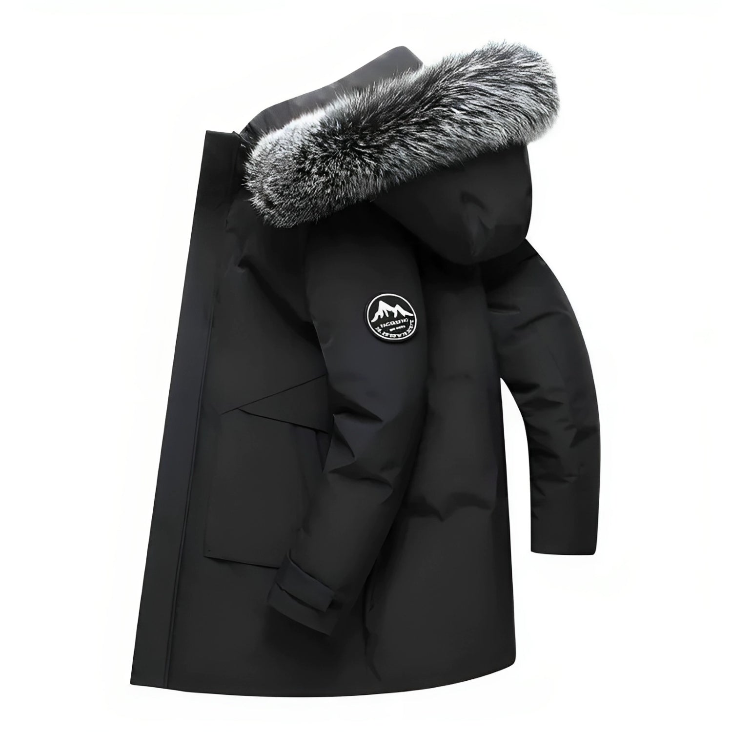 Winterjas met Capuchon en Bontkraag