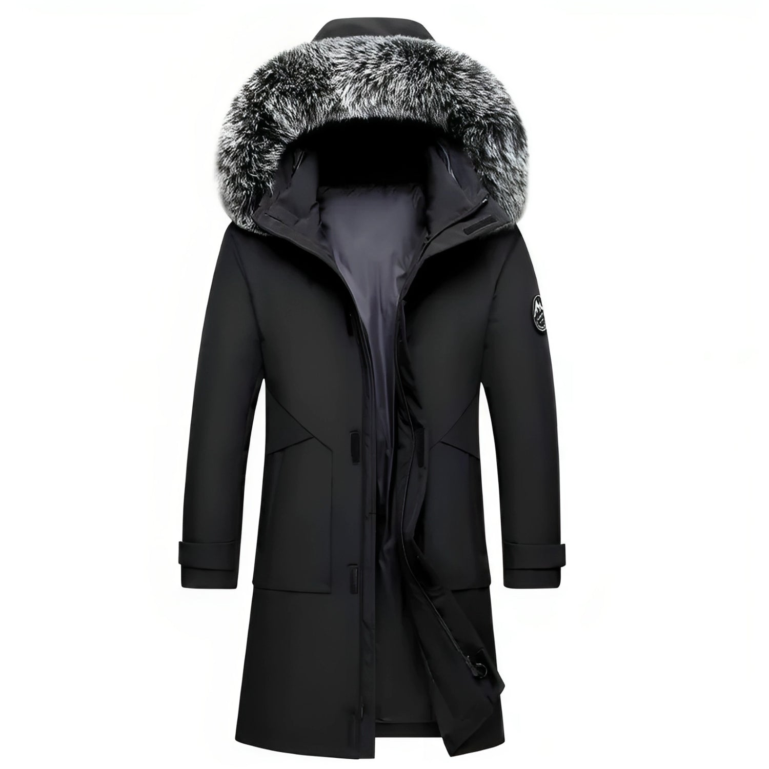 Winterjas met Capuchon en Bontkraag