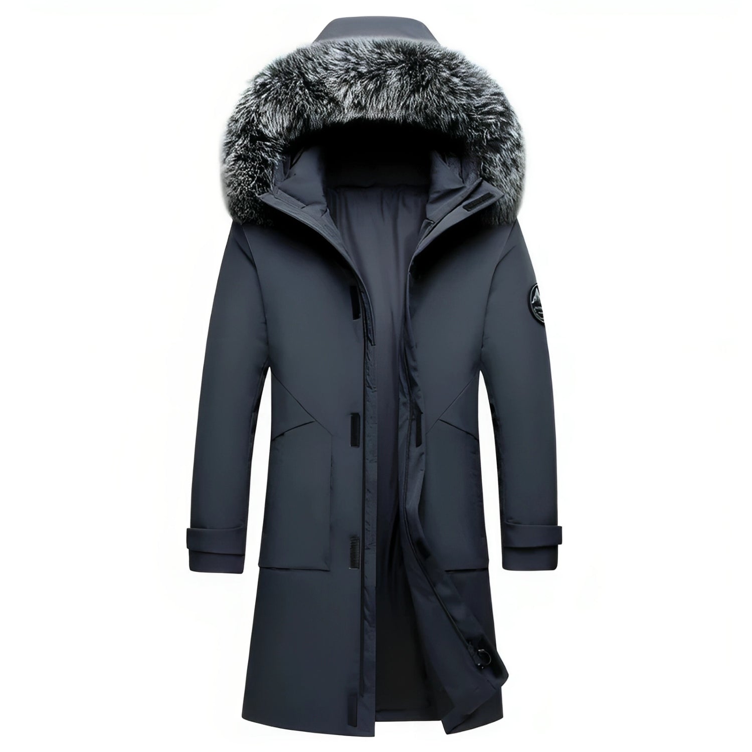 Winterjas met Capuchon en Bontkraag