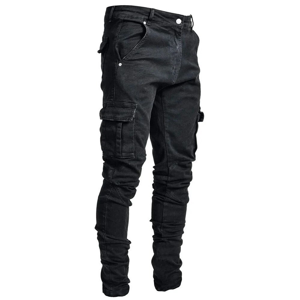 Stijlvolle Denim Cargo Broek