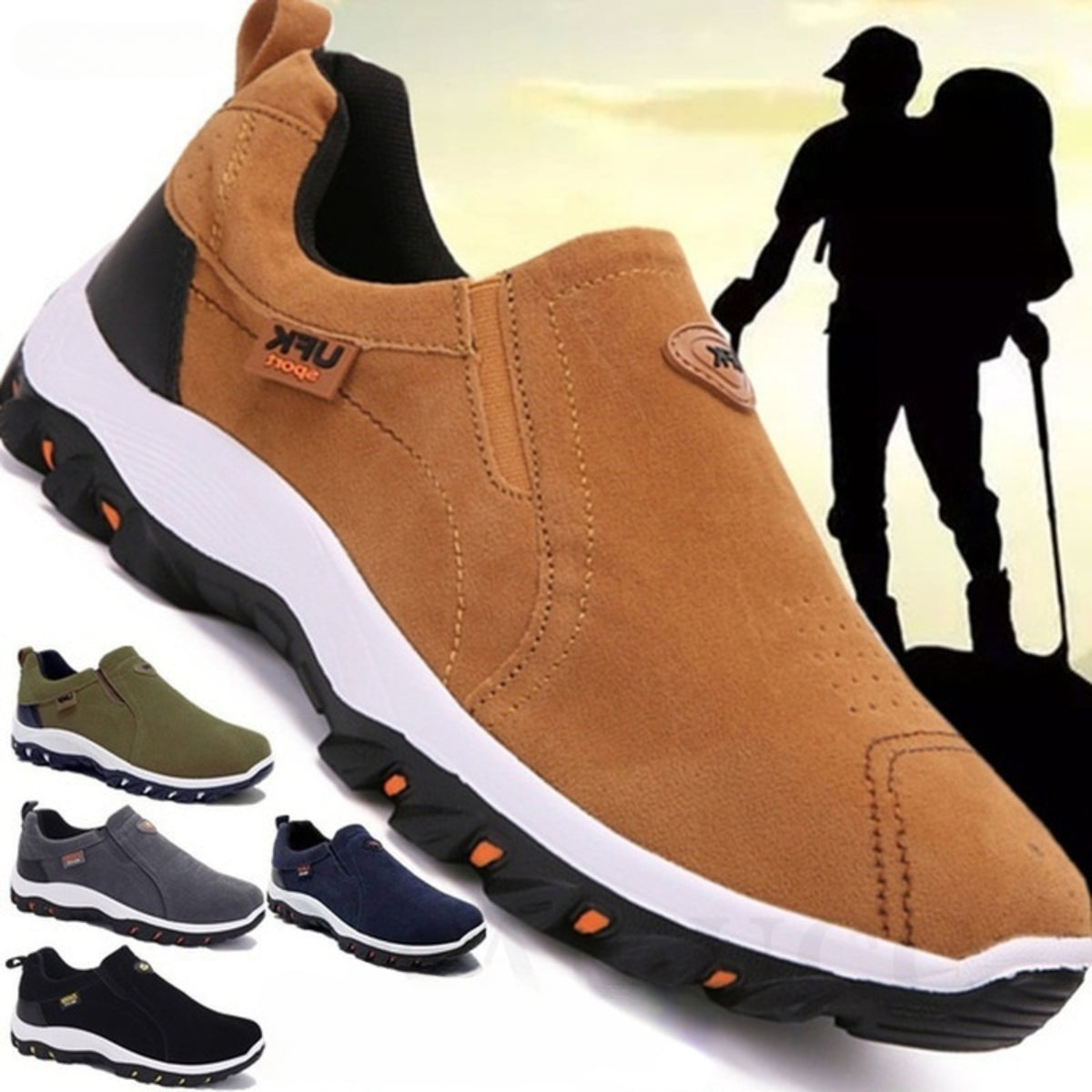 Wandelschoenen | Antislip | Orthopedische Schoenen | Instapschoenen | Herenschoenen