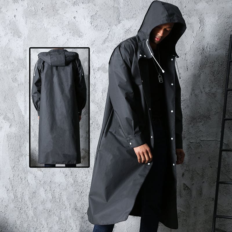 Waterdichte Regenjas met Capuchon voor Stijl en Bescherming