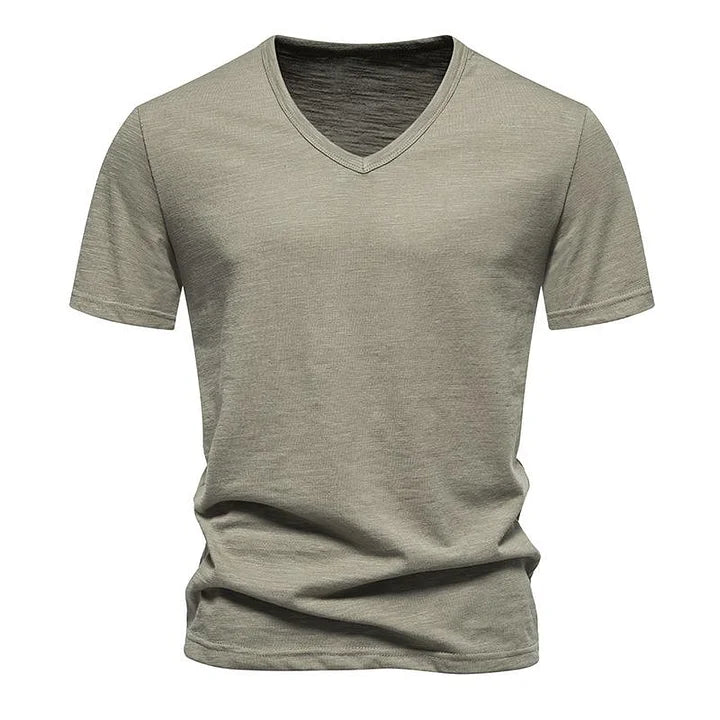 Jurre - Casual Bamboo V-hals T-shirt voor heren