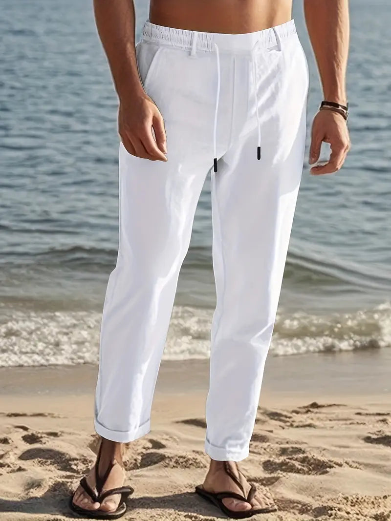 Bergbosch - Linnen Zomerse Broek