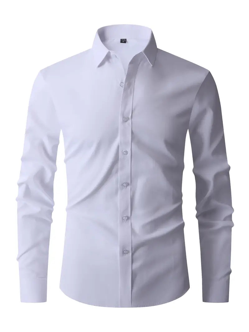 Formeel herenshirt met lange mouwen