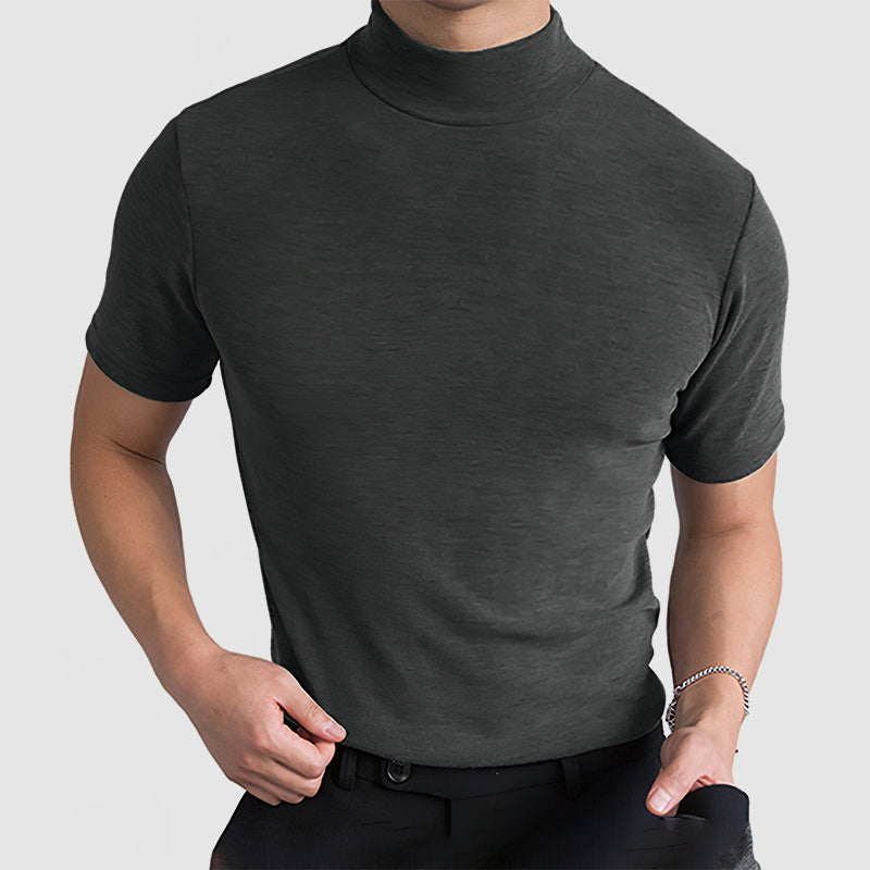 Heren Luxueus Stretch Katoenen T-shirt