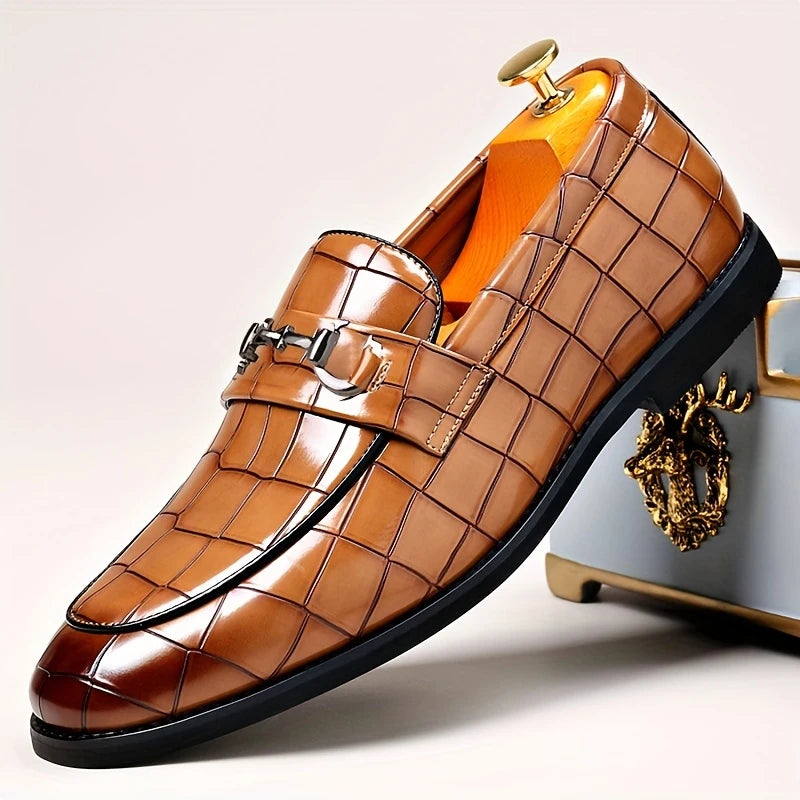 Antoni | Italiaanse leren loafers voor stijlvolle mannen