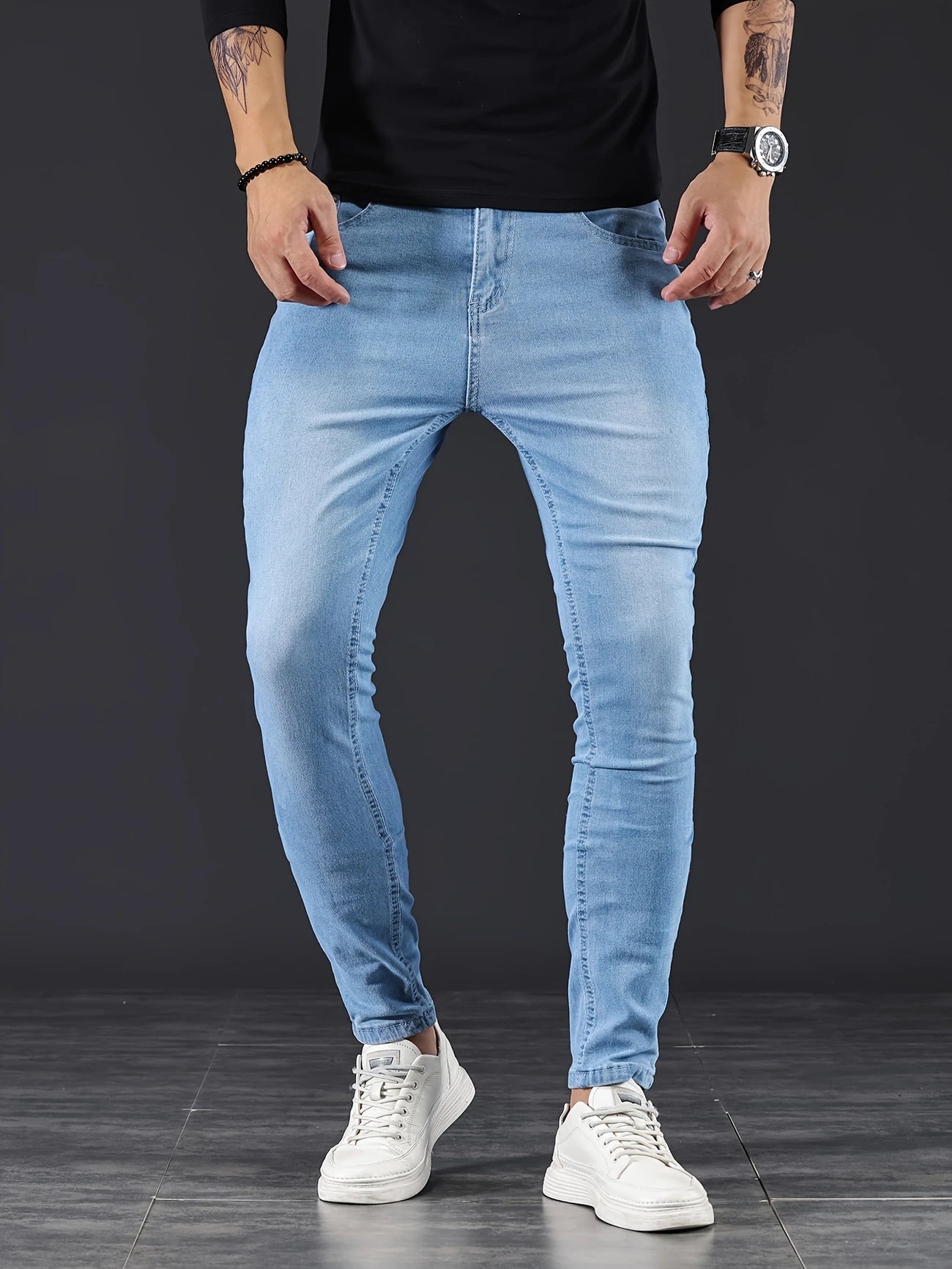Bram | Casual Slim-fit Stretch Jeans
