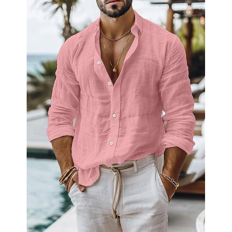 Kevin - Linnen Herenshirt