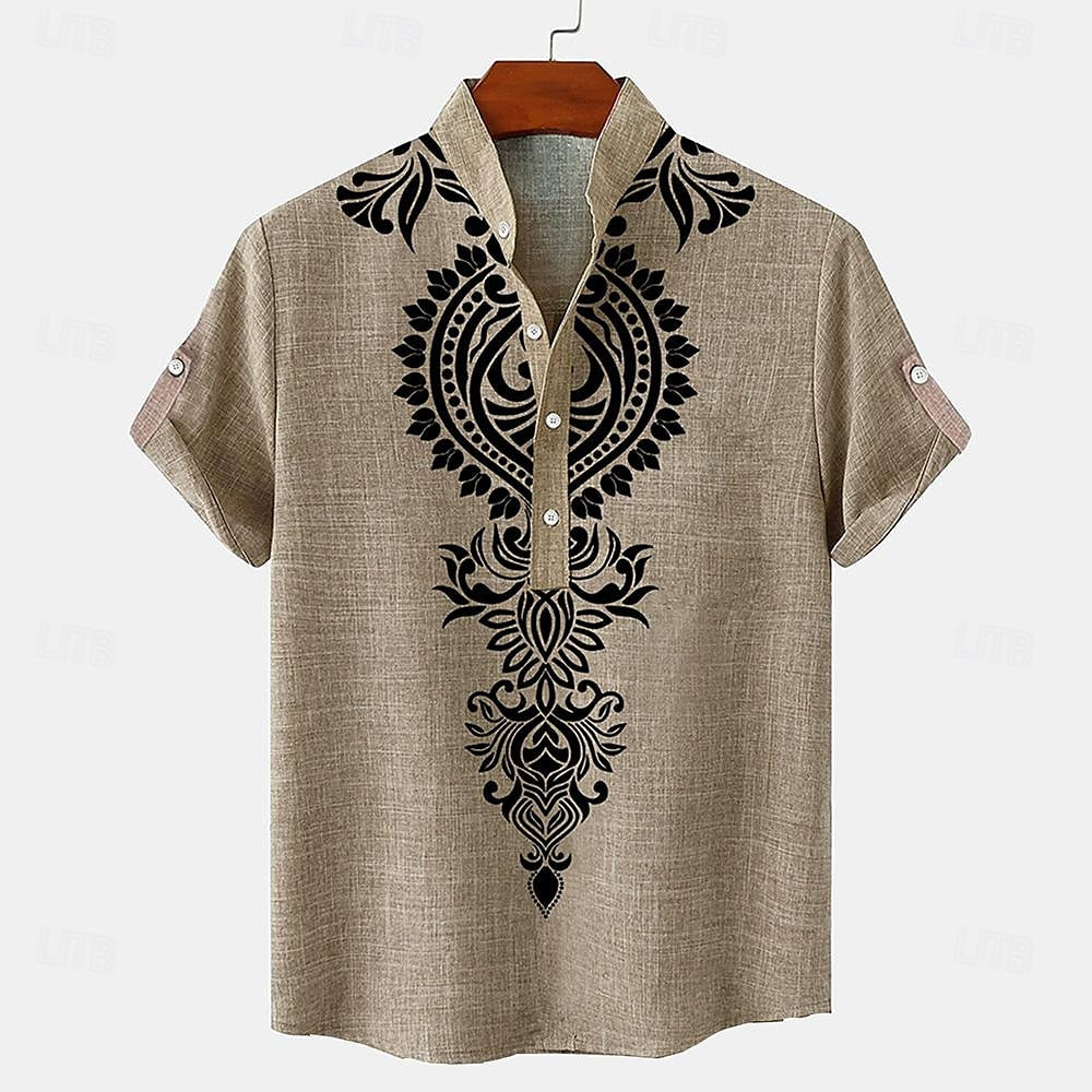 Joris - Linnen Henley Shirt