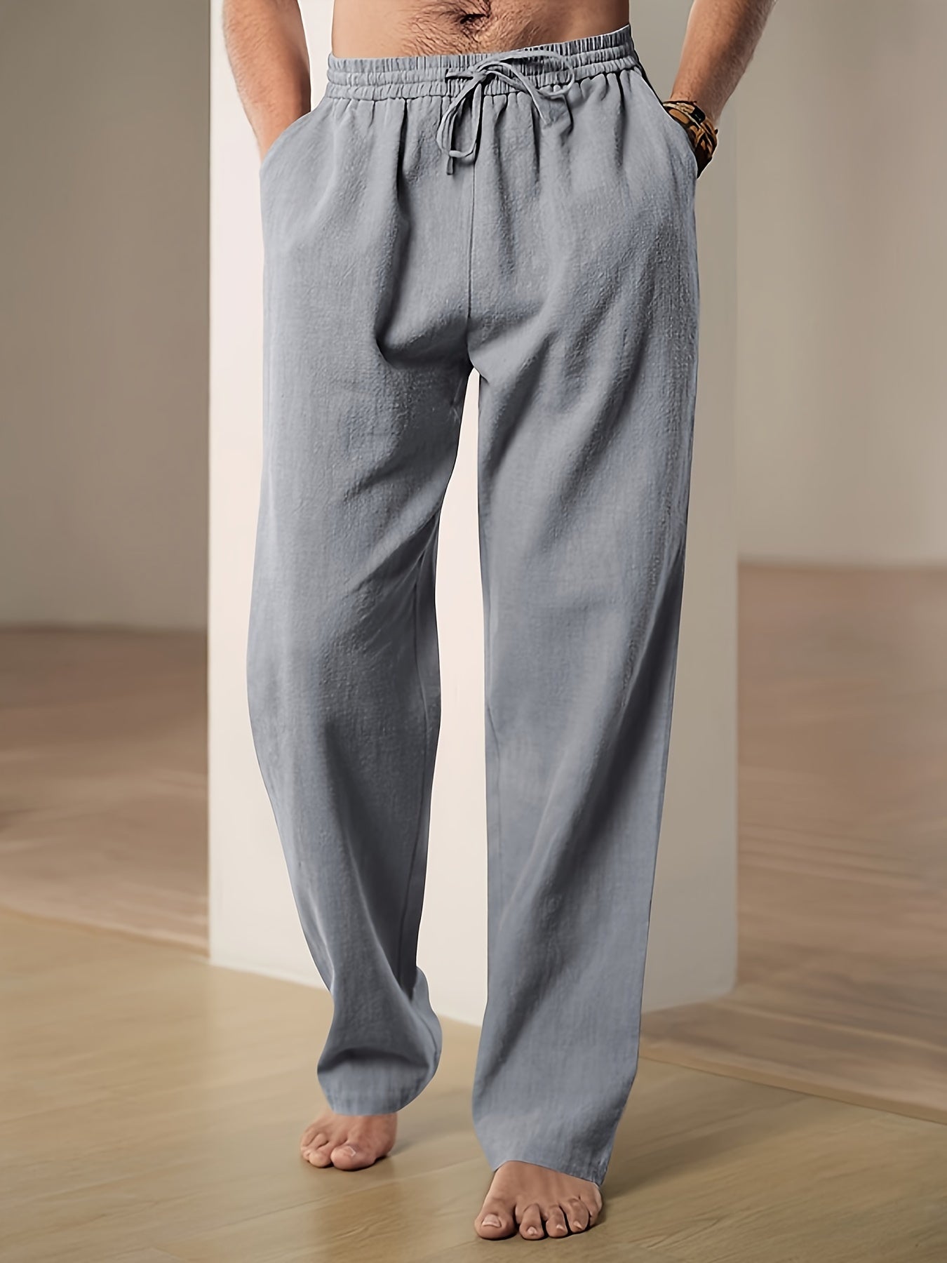 Non-Stretch Trekkoordbroek voor Comfort en Stijl