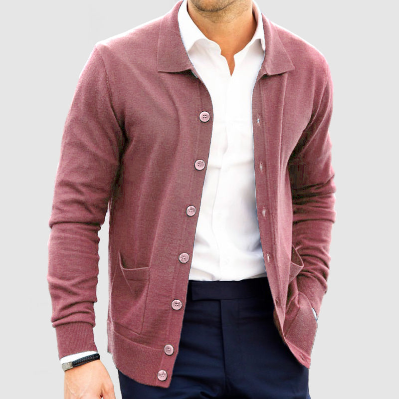 Heren Kasjmier Outdoor Gebreide Cardigan