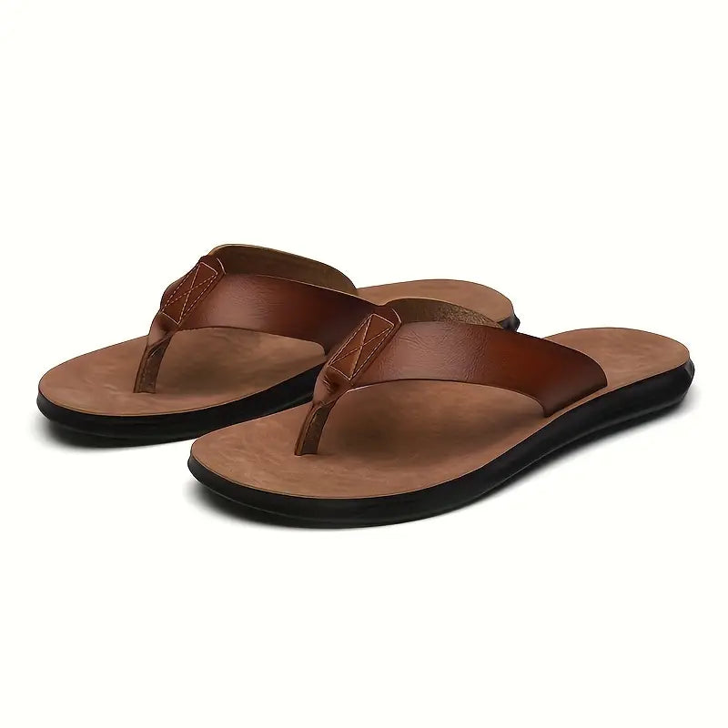 Bert - Orthopedische Leren Slippers