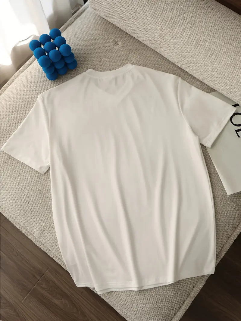 V-hals t-shirt - 100% katoen