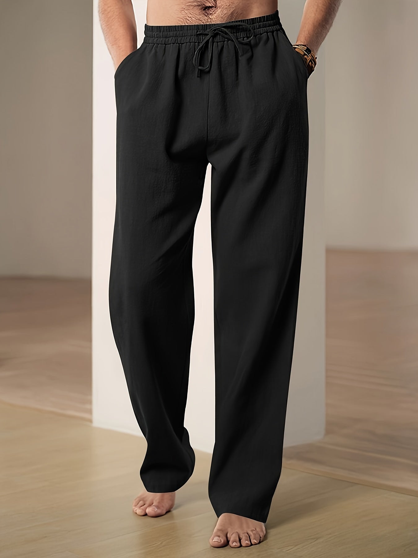 Non-Stretch Trekkoordbroek voor Comfort en Stijl