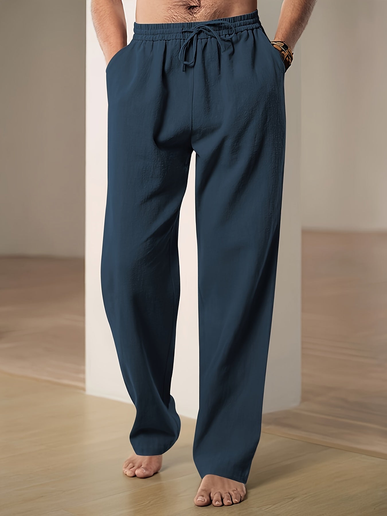 Non-Stretch Trekkoordbroek voor Comfort en Stijl