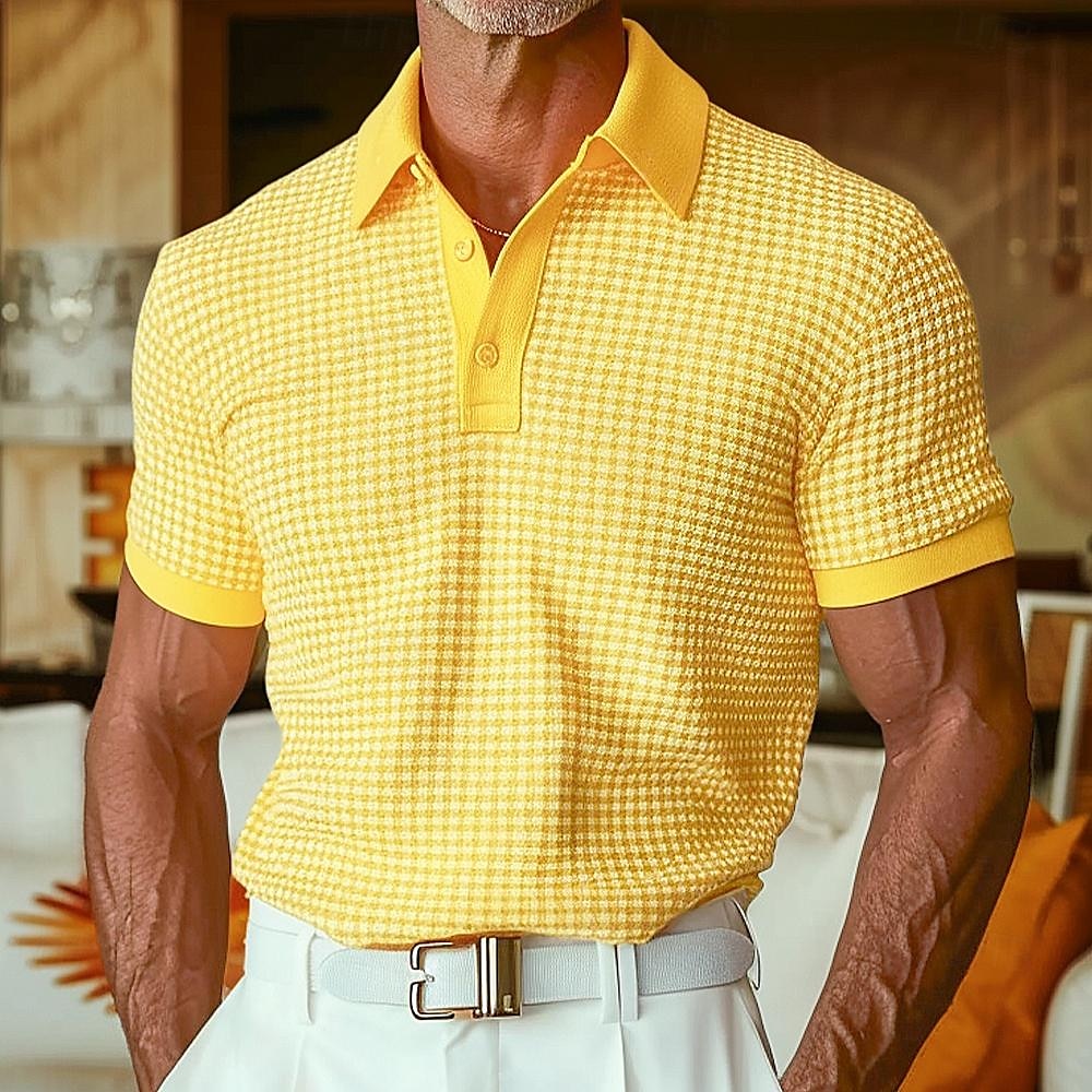 Antoine - Waffle Polo Shirt